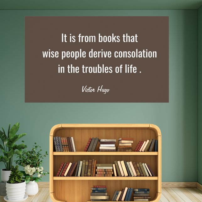 wise people quote in brown poster (Creator Uploaded)