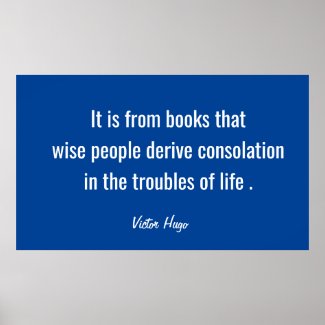 wise people quote in deep blue