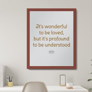 Wise Quote  Framed Art