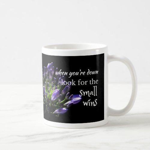 Wise quote _ look for the small wins coffee mug
