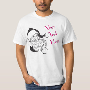 Wise Santa Claus Vintage Template T-Shirt
