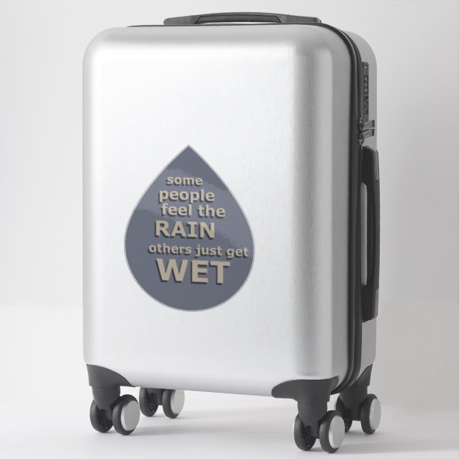 wise saying about life sticker (Suitcase)