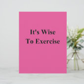 Wise toExercise (Standing Front)