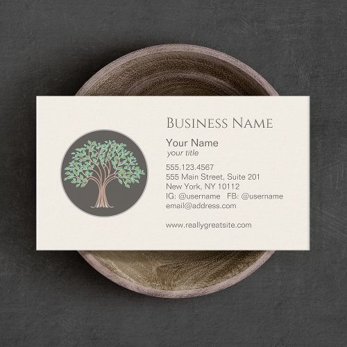 Wise Tree Business Card