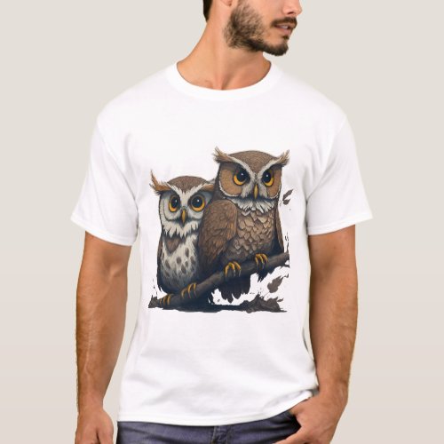 Wise Up Your Wardrobe Owl Branch Out T_Shirt