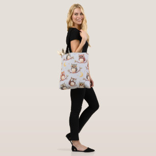 Wise & Whimsical Owl All Tote Bag