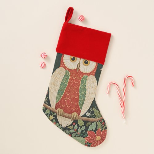 Wise Winter Watcher Christmas Stocking