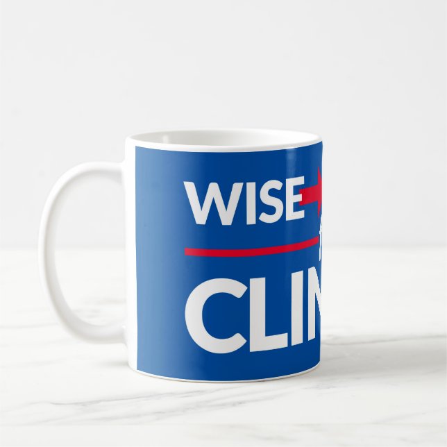 WISE WOMEN FOR CLINTON 11oz. Mug (Left)