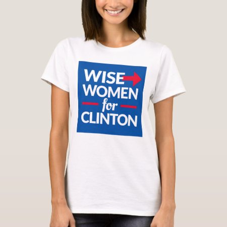 Wise Women For Clinton Square Logo Tee