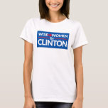 Wise Women For Clinton Wide Logo Tee at Zazzle