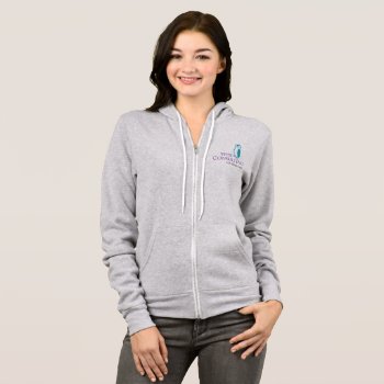 Wise Women's Bella Canvas Zip Hoodie by WiseConsultingEmp at Zazzle