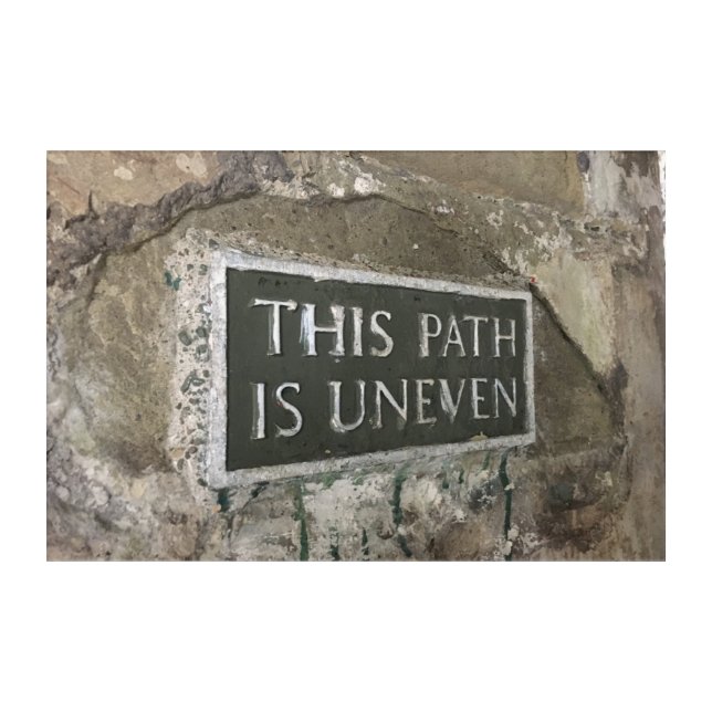 Wise words acrylic print (Front)