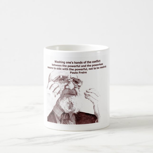 Wise Words by Freire Coffee Mug (Center)