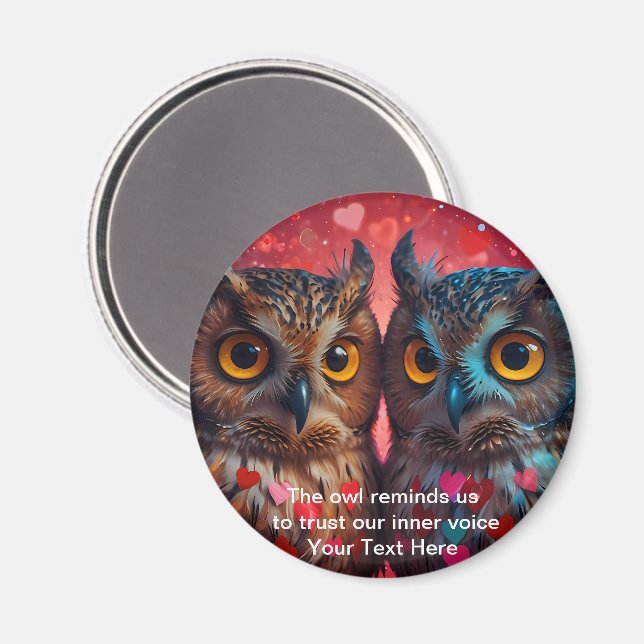 Wise Words from the Owl Magnet (Front/Back)