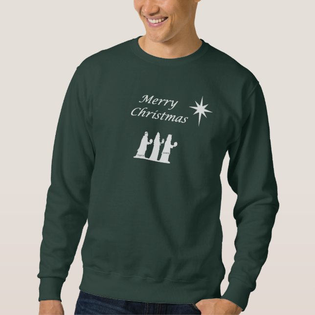 Wisemen and Star Christmas Sweatshirt (Front)