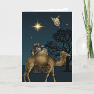 Wisemen and the Star of Bethlehem Greeting Card