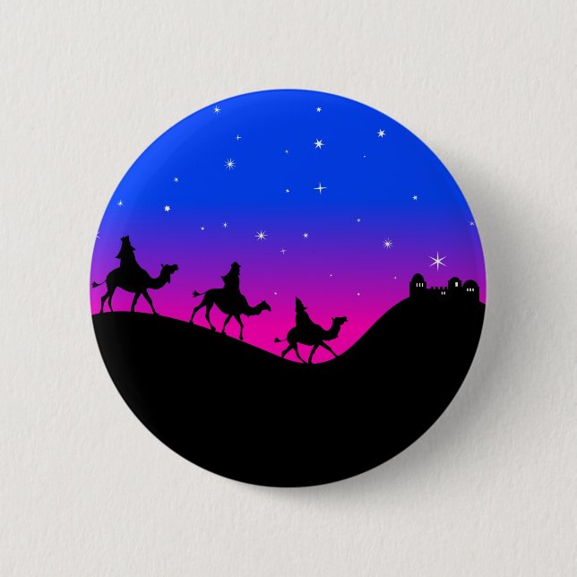 Wisemen Pinback Button (Front)