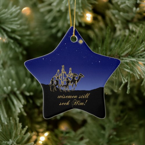 Wisemen Star Ornament