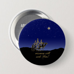 Wisemen Still Seek Him Christmas Button