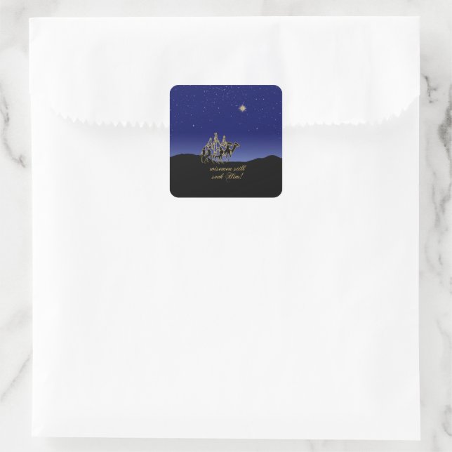 Wisemen Still Seek Him Sticker (Bag)