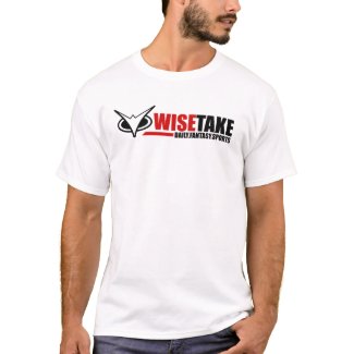 WiseTake Daily Fantasy Sports White T-Shirt