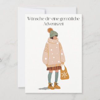 Wish a cozy adventure thank you card
