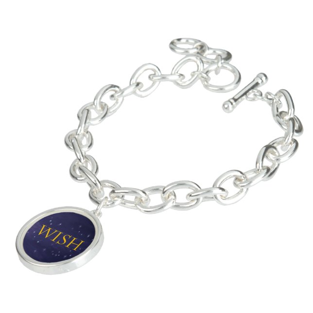 "Wish" Charm Bracelet (Side)