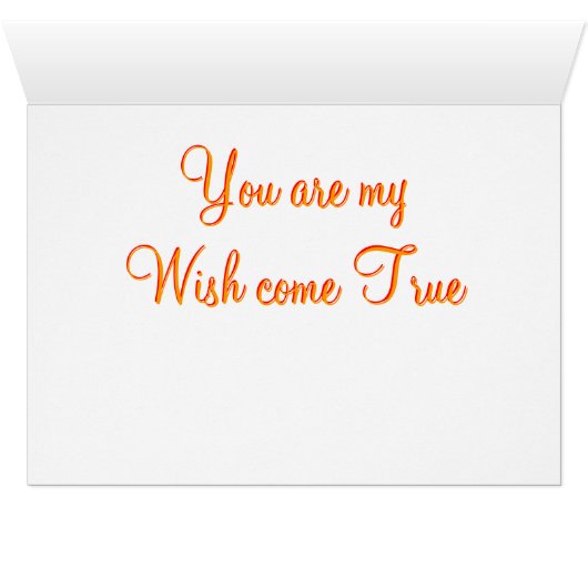 Wish Come True (Inside Horizontal (Bottom))