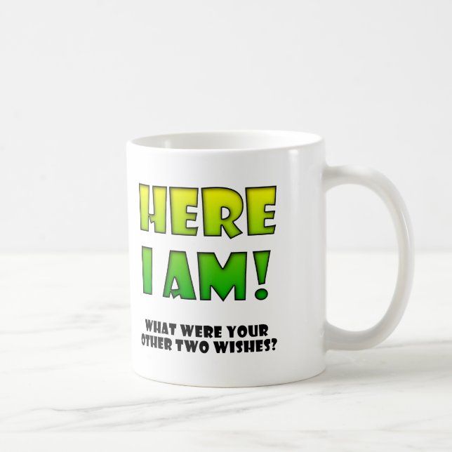 Wish Come True Funny Mug or Travel Mug (Right)