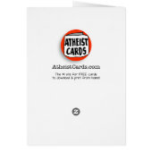 Wish creationists were here! - cards (Back)
