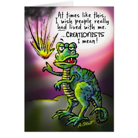 Wish creationists were here! - cards (Front)