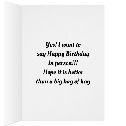 WISH I COULD SAY *HAPPY BIRTHDAY* IN PERSON TO YOU (Inside (Right))