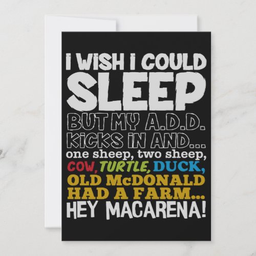 Wish I Could Sleep Mens Funny Slogan Gift For Him