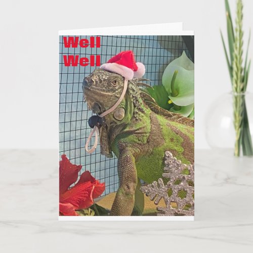 WISH I COULD WISH YOU MERRY CHRISTMAS PROPERLY HOLIDAY CARD