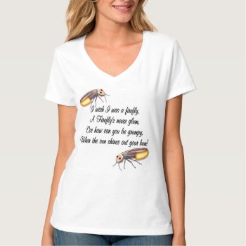 Wish I Was A Firefly T-shirt by Spice at Zazzle