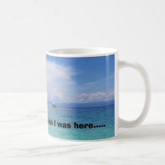 Wish I was here Mug - Right handed. 10 Beautiful and Unique Gift Ideas for Mom. Mom. Such a small word for such a big job. Whether they were/are your biological mom or not doesn't matter. And because of that I want to share 10 beautiful and unique gift ideas for mom! #moms #gifts #uniquegifts