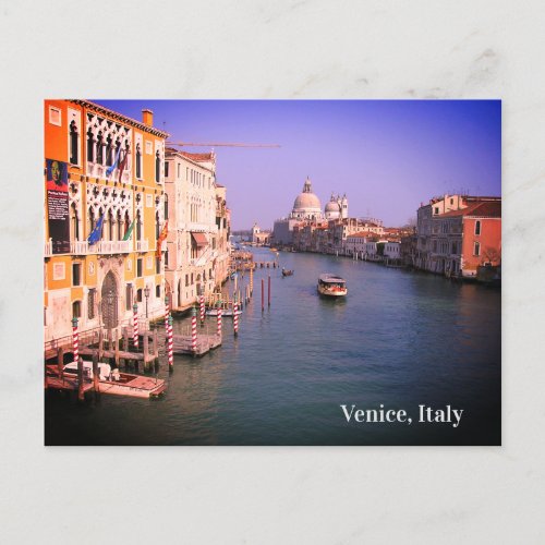 Wish I was in Venice Italy Holiday Postcard
