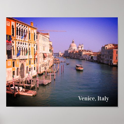 Wish I was in Venice Italy Holiday Postcard Poster