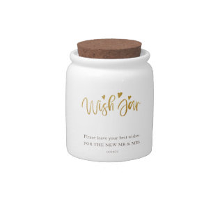 Wish Jar for the Mr and Mrs Wedding Decor