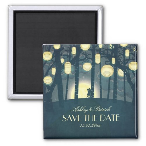 Wish Lanterns Dream Forest Magnet