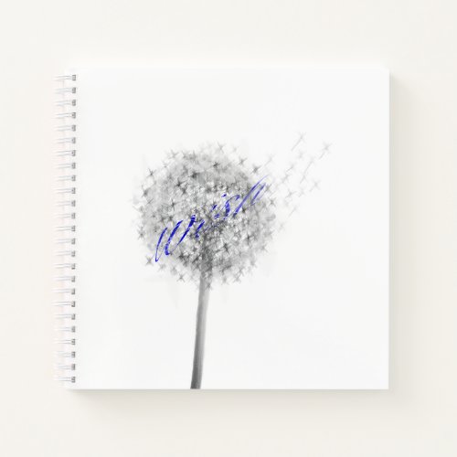 Wish Notebook Blue