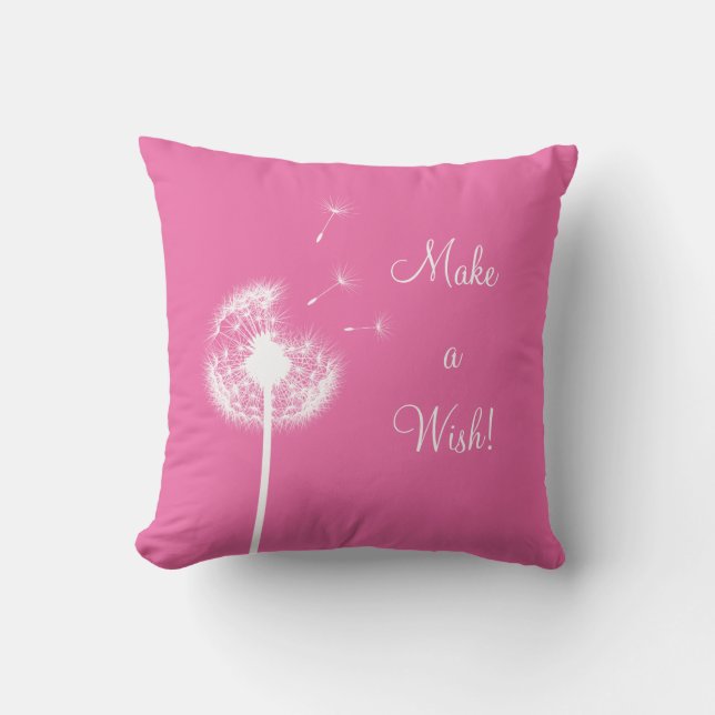 Wish Throw Pillow (Front)