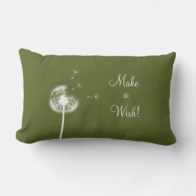 Wish Throw Pillow (Front)