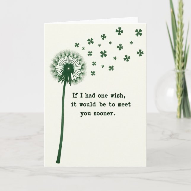 Wish To Meet You Sooner Card (Front)
