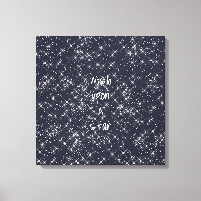 Wish Upon A Star Canvas Print (Front)