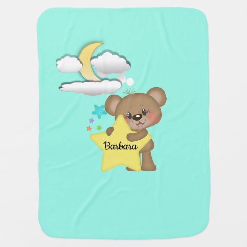 Wish Upon A Star Customize Baby Blanket