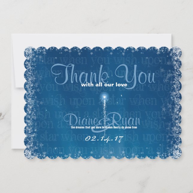 Wish Upon a Star Thank You Cards (Front)