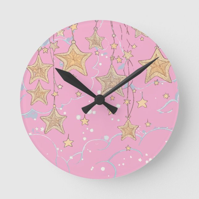 Wish Upon a Star Wall Clock (Front)