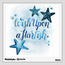 Wish Upon a Starfish Wall Decal