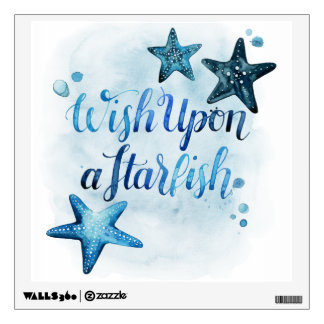 Wish Upon a Starfish Wall Decal